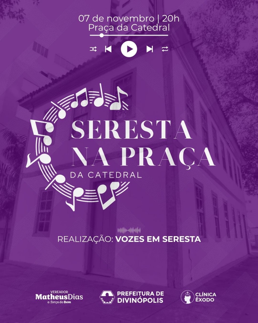Banner Seresta na Praça